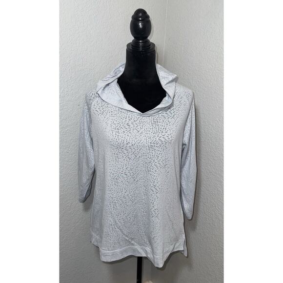 Columbia Womens Large Sheer Lightweight Sweatshirt Hoodie Athleisure Exercise - Picture 1 of 13